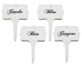 Cinq À Sept Gourmet Cheese Markers (Set Of 4) Party Favor | Minimum Order 12pc